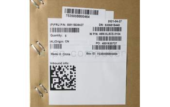 Lenovo 5M11B38427 MECH_ASM GRP,KBD,BZL,EURO ENG,WW,BK,LTN