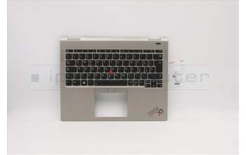 Lenovo 5M11B59931 C-Cover with keyboard, Italian, Titanium, WLAN, UK