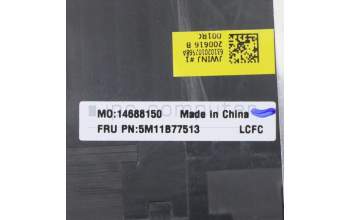 Lenovo 5M11B77513 MECH_ASM NBL KB W C TXT ASM ENG BK US