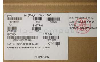 Lenovo 5M11B95877 MECH_ASM CS20 2bCP,Mylar,GS1,SUN