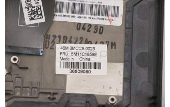 Lenovo 5M11C18599 C-Cover with keyboard, Belgian, WWAN, UK