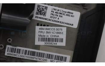 Lenovo 5M11C18653 MECH_ASM WW C-Cvr+UKE KB ASM,LTN