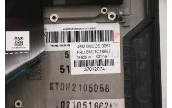 LENOVO 5M11C18687 Keyb X13 Yoga G2/G3 Cover - WW - SWE/FI