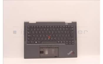 Lenovo 5M11C41002 C-Cover with keyboard, Hungarian, Grey, WWAN, UK