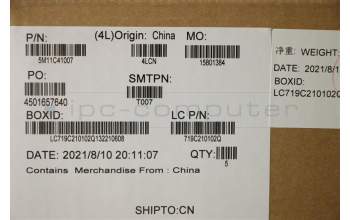 Lenovo 5M11C41007 C-Cover with keyboard, Russian, Grey, WWAN, US