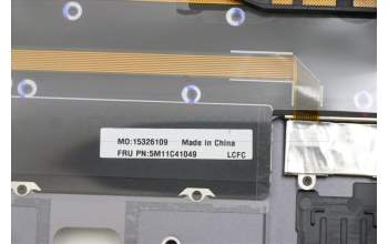 Lenovo 5M11C41049 MECH_ASM KBD BZL,WL,GY,SRX,EURO ENG