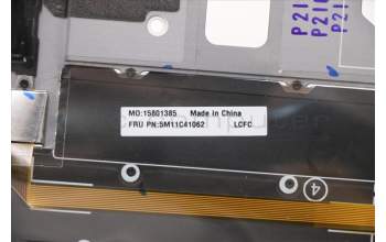 Lenovo 5M11C41062 MECH_ASM KBD BZL,WW,GY,SRX,058 FRA