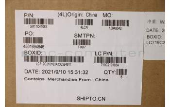 Lenovo 5M11C41063 MECH_ASM KBD BZL,WW,GY,SRX,LA SPA