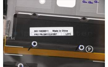 Lenovo 5M11C41067 C-Cover with keyboard, Bulgarian, Storm Grey, WWAN, UK