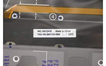 Lenovo 5M11C41068 MECH_ASM KBD BZL,WW,GY,SRX,DEN