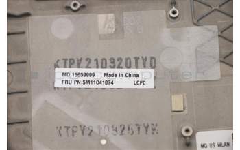 Lenovo 5M11C41074 MECH_ASM KBD BZL,WW,GY,SRX,HUN