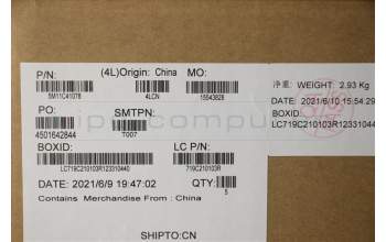 Lenovo 5M11C41078 MECH_ASM KBD BZL,WW,GY,SRX,POR