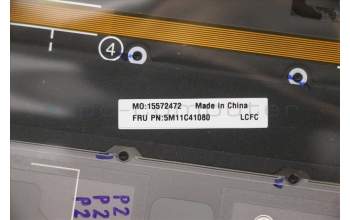 Lenovo 5M11C41080 MECH_ASM KBD BZL,WW,GY,SRX,SLV