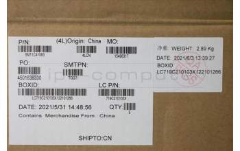 Lenovo 5M11C41083 MECH_ASM KBD BZL,WW,GY,SRX,TUR