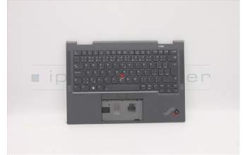 Lenovo 5M11C41095 C-Cover with keyboard,Czech/Slovakian,Grey,WWAN