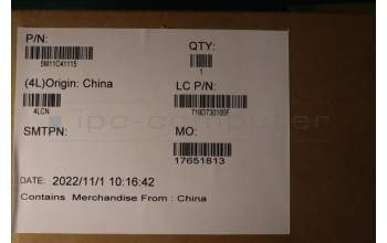 Lenovo 5M11C41115 Lenovo LCD Module, 14\", WUXGA, Touch, Anti-glare, w/FHD RGB Camera