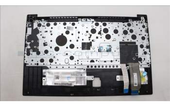 Lenovo 5M11C43565 C-Cover with keyboard,German,Black,Backlight