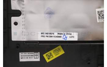 Lenovo 5M11C43593 MECH_ASM KBCSWE/FIN BKLT(PMX)PT UK BK