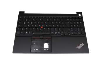 5M11C43775 original Lenovo keyboard incl. topcase DE (german) black/black with backlight and mouse-stick