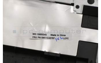 Lenovo 5M11C43797 MECH_ASM KB C CZE/SLK BKLT(PMX)PT FP BK