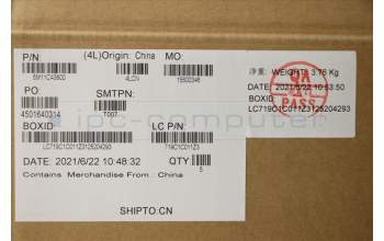 Lenovo 5M11C43800 MECH_ASM KB C SLV BKLT(PMX)PT FP UK BK