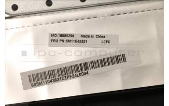 Lenovo 5M11C43831 MECH_ASM KB C TC BKLT(TSG)PT FP US BK