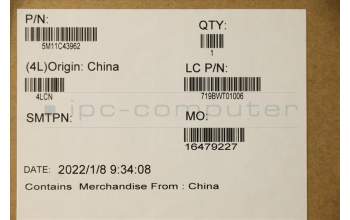 Lenovo 5M11C43962 MECH_ASM FRU W/MIC BZL Sheet+FHD/LP Tape