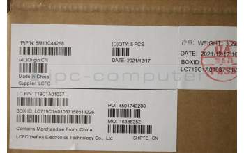Lenovo 5M11C44268 MECH_ASM KB C SWS(PMX)PT UKBK