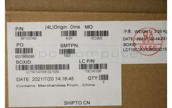 Lenovo 5M11C47450 MECH_ASM KB C SWS BKLT(PMX)PT UKBK