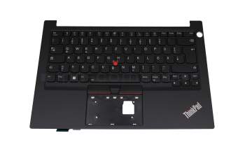 5M11C47625 original Lenovo keyboard incl. topcase DE (german) black/black with backlight and mouse-stick