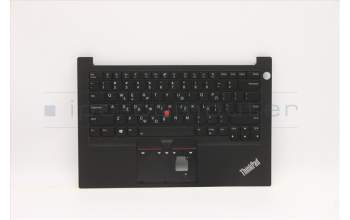 Lenovo 5M11C47627 C-Cover with keyboard,Greek,Black,Backlight,FingerPrint