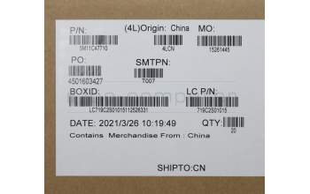 Lenovo 5M11C47710 MECH_ASM FRU RG BZLSheet+FHD PPS TAPEASM