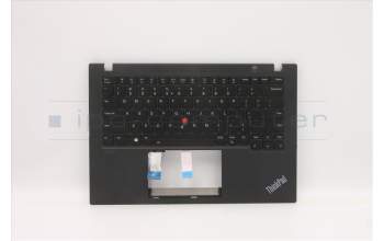 Lenovo 5M11C47909 MECH_ASM KBD W/C EUROENG BKLT(CHY) US BK