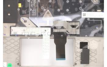 Lenovo 5M11C47928 MECH_ASM KBD W/C GRE BKLT(SUN) US BK