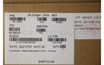 Lenovo 5M11C48052 MECH_ASM KBD W/C ENG BKLT(SUN) USWWBK