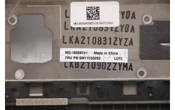 Lenovo 5M11C53262 MECH_ASM GRP KBD BZL,UKE,WL,DB,CHY