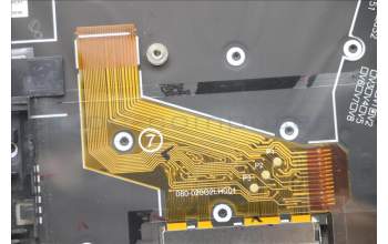 Lenovo 5M11C53275 C-Cover with keyboard, French, Deep Black, WWAN, US