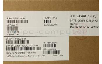 Lenovo 5M11C53288 MECH_ASM GRP KBD BZL,POR,WW,DB,CHY