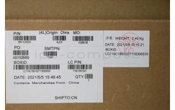 Lenovo 5M11C53301 MECH_ASM GRP KBD BZL,BEL,WL,DB,SUN