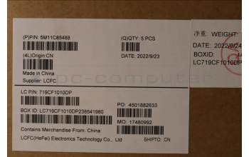 Lenovo 5M11C85488 MECH_ASM KBDW/C SPA BKLT(SUN) UKWWBK