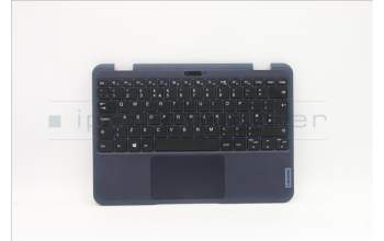 Lenovo 5M11C86077 C-Cover with keyboard, UK English, Black, NO WWAN, NO WLAN, UK