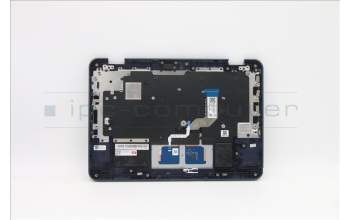 Lenovo 5M11C86077 C-Cover with keyboard, UK English, Black, NO WWAN, NO WLAN, UK