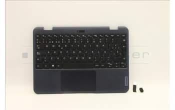 Lenovo 5M11C86106 C-Cover with keyboard, Spanish, Black, No WWAN, UK