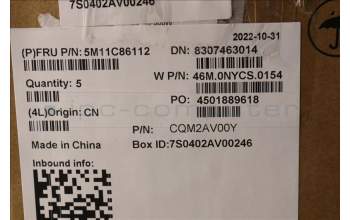 Lenovo 5M11C86112 MECH_ASM FRASMKB RUS CcCpWFCBKNWWNWL Ch