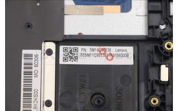 Lenovo 5M11C86136 C-Abdeckung mit Tastatur, Tschechisch/Slowakisch, Schwarz, Kein WWAN