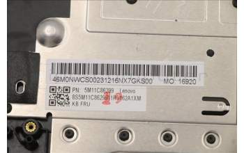Lenovo 5M11C86299 MECH_ASM KB FRA w/PT C BK(W/DFKB)