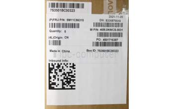 Lenovo 5M11C86315 C-Cover with keyboard,Spanish,Black