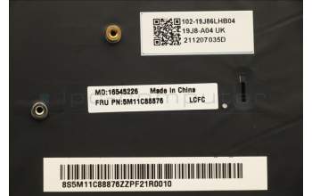 Lenovo 5M11C88876 MECH_ASM KBD ITA BKLT (CHI) BLK