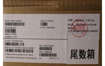 Lenovo 5M11C88946 Interne Tastatur, Ukraine, schwarz, Hintergrundbeleuchtung