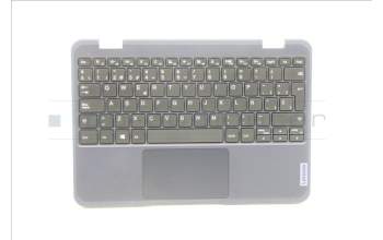 Lenovo 5M11C94610 C-Cover with keyboard, Spanish, Black, No WWAN, UK